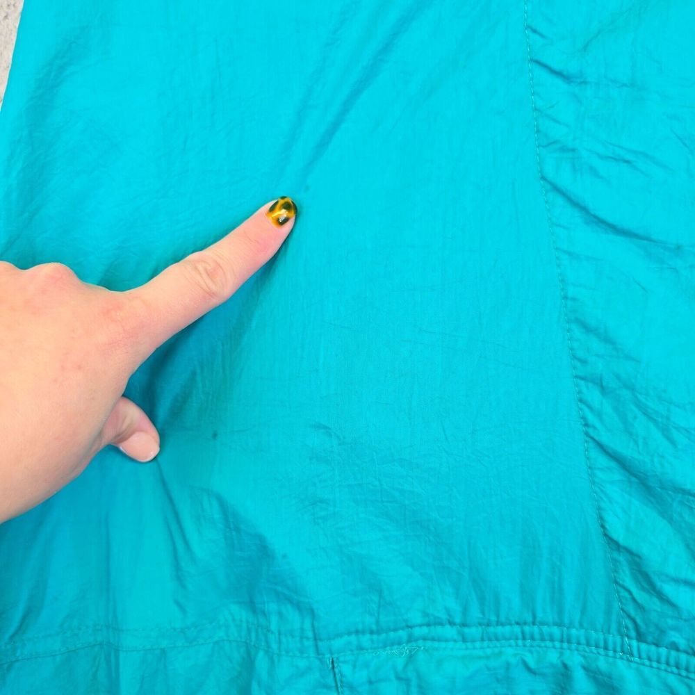 Vintage Pacific Trail Anorak Jacket Men's XL Green Retro Windbreaker '90s READ - Picture 4 of 16